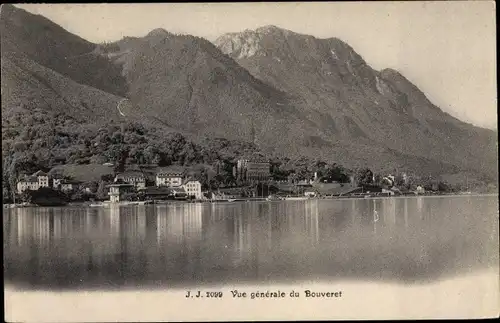 Ak Le Bouveret Port Valais Kanton Wallis, Panorama