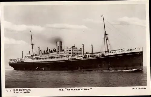 Ak Steamer SS Esperance Bay, Dampfschiff, Australian Commonwealth Line