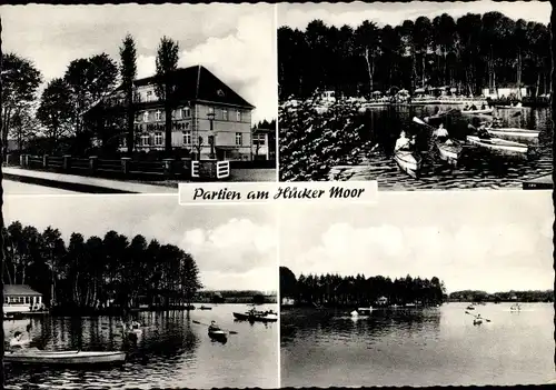 Ak Hücker-Aschen Spenge Nordrhein Westfalen, Ruderpartie