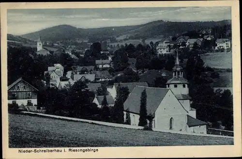 Ak Szklarska Poręba Schreiberhau Riesengebirge Schlesien, Niederschreiberhau, Kirche