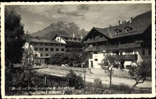 Foto Ak Mayrhofen im Zillertal Tirol, Hotel Geisler, Nebenhaus