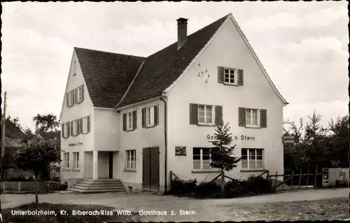 Ak Unterbalzheim Balzheim Alb Donau Kreis, Gasthaus zum Stern