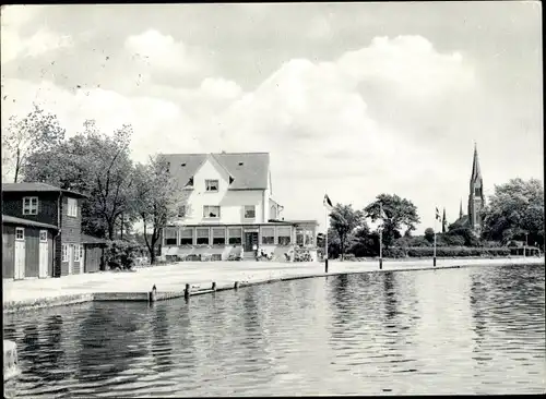 Ak Schleswig an der Schlei, Strandhalle