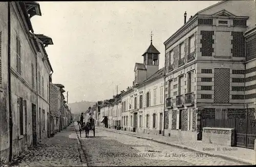 Ak Vaux sur Seine Yvelines, La Mairie