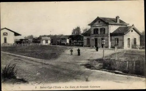 Ak Saint Cyr Ecole Yvelines, La Gare de Grande Ceinture