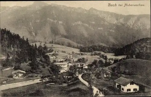 Ak Bach Aschau im Chiemgau Oberbayern, Gesamtansicht