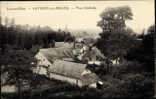 Ak Savigny-sur-Braye Loir et Cher, Vue generale