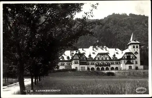 Ak Ferlach Unterbergen in Kärnten, Karawankenhof
