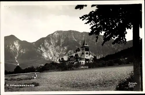 Ak Ferlach Unterbergen in Kärnten, Karawankenhof