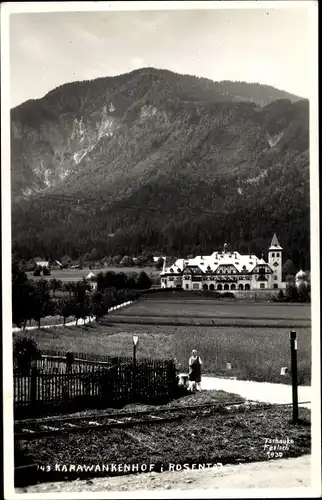 Ak Ferlacht Unterbergen Kärnten, Karawankenhof