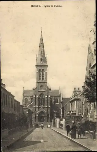 Ak Kanalinsel Jersey, Eglise Saint Thomas