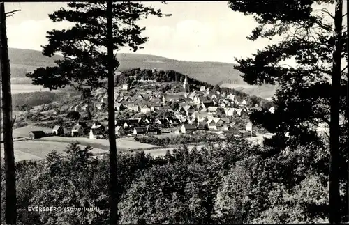 Ak Eversberg Meschede im Hochsauerlandkreis, Panorama