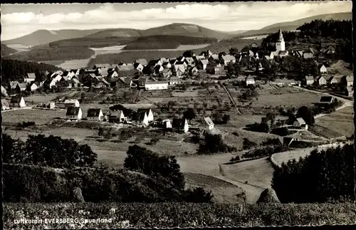 Ak Eversberg Meschede im Hochsauerlandkreis, Gesamtansicht