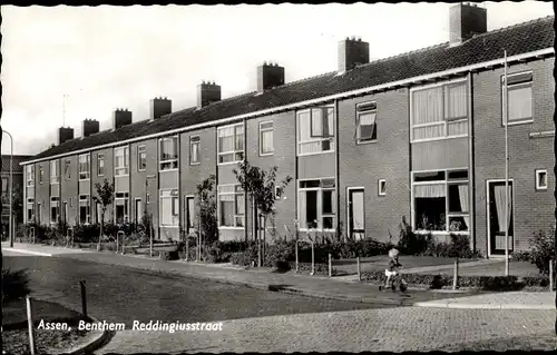 Ak Assen Drenthe Niederlande, Benthem Reddingiusstraat