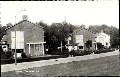 Ak Assen Drenthe Niederlande, Zwanenstraat