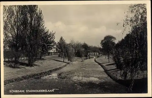 Ak Schiedam Südholland Niederlande, Stadhouderslaan