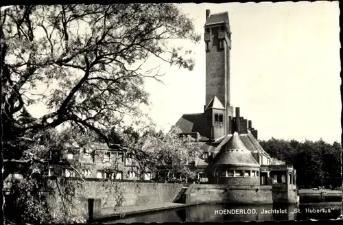 Ak Hoenderloo Gelderland, Jachtslot St. Hubertus