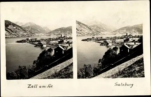 Stereo Ak Zell am See in Salzburg, Panorama