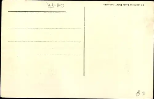 Passepartout Ak Fribourg Freiburg Stadt Schweiz, Ortspartie