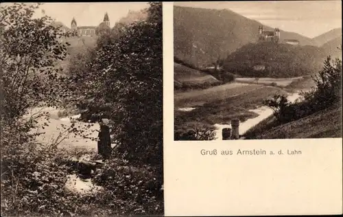 Ak Obernhof Rhein Lahn Kreis, Kloster Arnstein