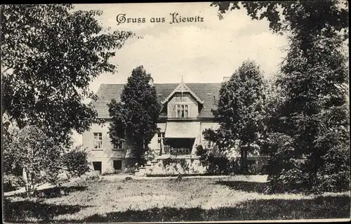 Ak Kijewice Kiewitz Skwierzyna Schwerin Warthe Ostbrandenburg, Blick auf ein Haus