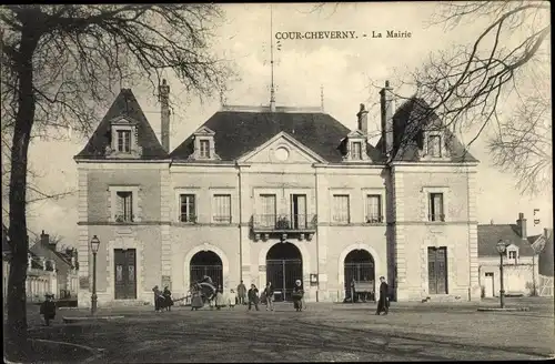 Ak Cour-Cheverny Loir-et-Cher, La Mairie