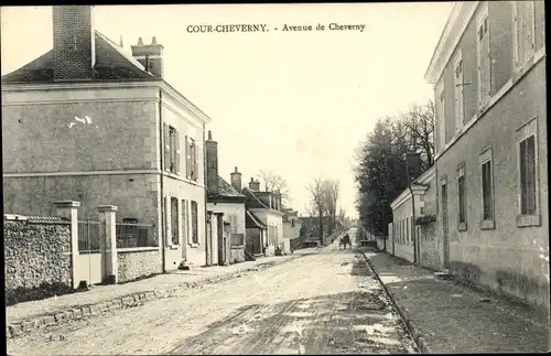 Ak Cour-Cheverny Loir-et-Cher, Avenue de Cheverny