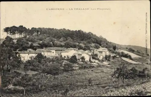 Ak Lachalade Meuse, Vue Generale