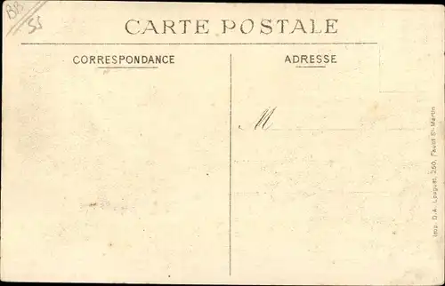 Ak Lachalade Meuse, Vue Generale
