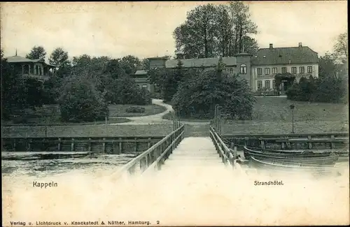 Ak Kappeln an der Schlei, Strandhotel