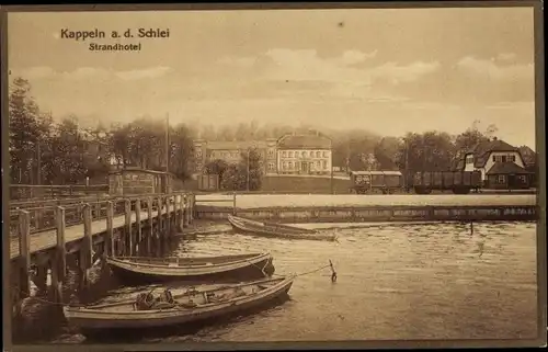 Ak Kappeln an der Schlei, Strandhotel