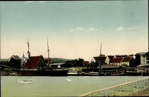 Ak Kappeln an der Schlei, Panorama