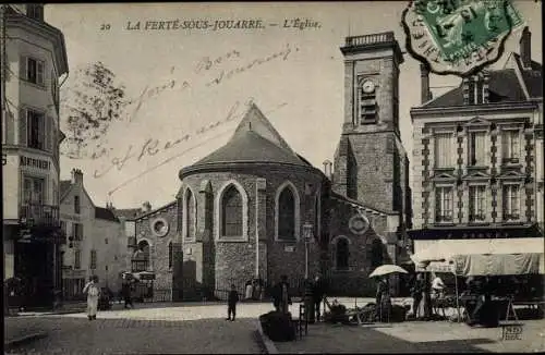 Ak La Ferté sous Jouarre Seine et Marne, L'Église