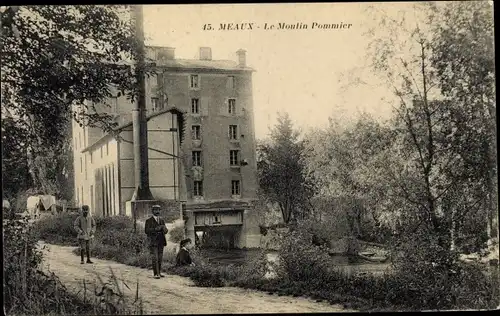 Ak Meaux Seine-et-Marne, le Moulin Pommier