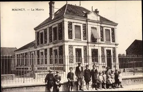 Ak Maincy Seine-et-Marne, La Mairie, Rathaus