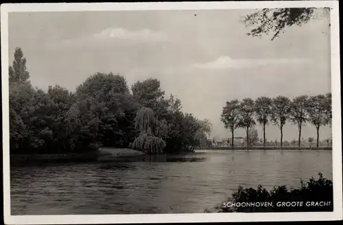 Ak Schoonhoven Südholland Niederlande, Groote Gracht