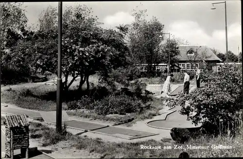 Ak Rockanje aan Zee Südholland Niederlande, Minatuur Golfbaan, Minigolf