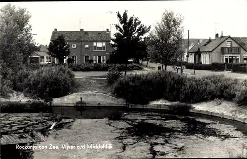 Ak Rockanje aan Zee Südholland Niederlande, Vijver a. d. Middeldijk