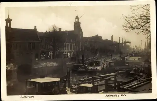 Ak Rotterdam Südholland Niederlande, Aelbrechts Kolk