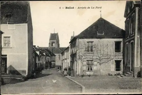 Ak Bellot Seine et Marne, Arrivee de La Ferte