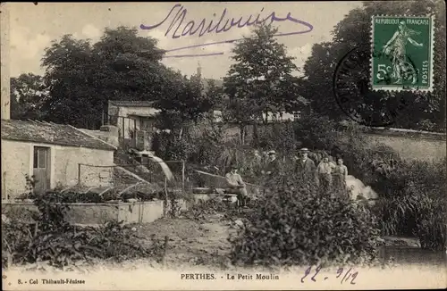 Ak Perthes Seine et Marne, Le Petit Moulin