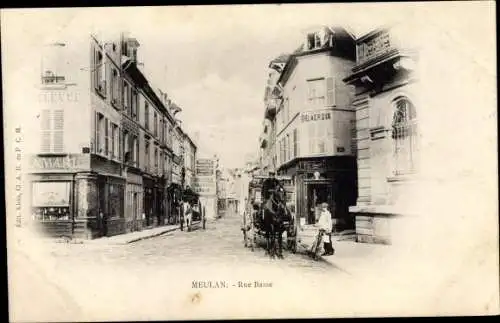 Ak Meulan en Yvelines, Rue Basse