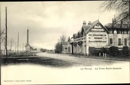 Ak Le Perray Yvelines, La Croix Saint Jacques