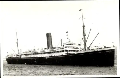 Foto Ak Steamer Mataroa, Dampfschiff, Shaw Savill Line