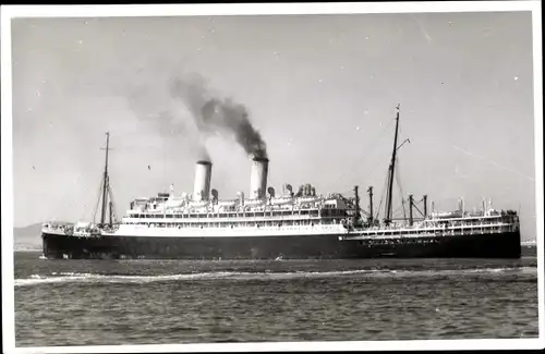 Foto Ak Steamer Orontes, Dampfschiff, Orient Line