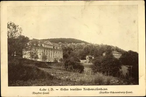 Ak Lahr im Schwarzwald, Erstes deutsches Reichswaisenhaus