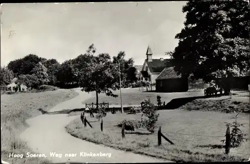 Ak Hoog Soeren Gelderland Niederlande, Weg naar Klinkeenberg