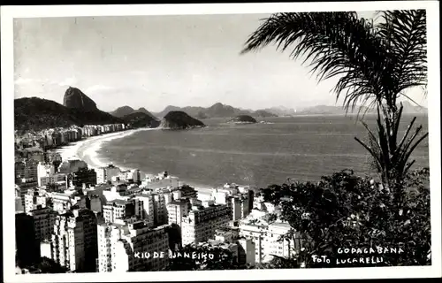 Ak Rio de Janeiro Brasilien, Copacabana, Foto Lucarelli