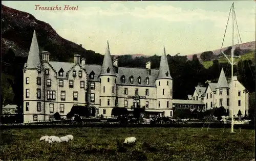 Ak Edinburgh Schottland, Trossachs Hotel