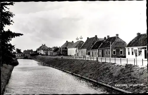 Ak Kantens Groningen Niederlande, Langestraat